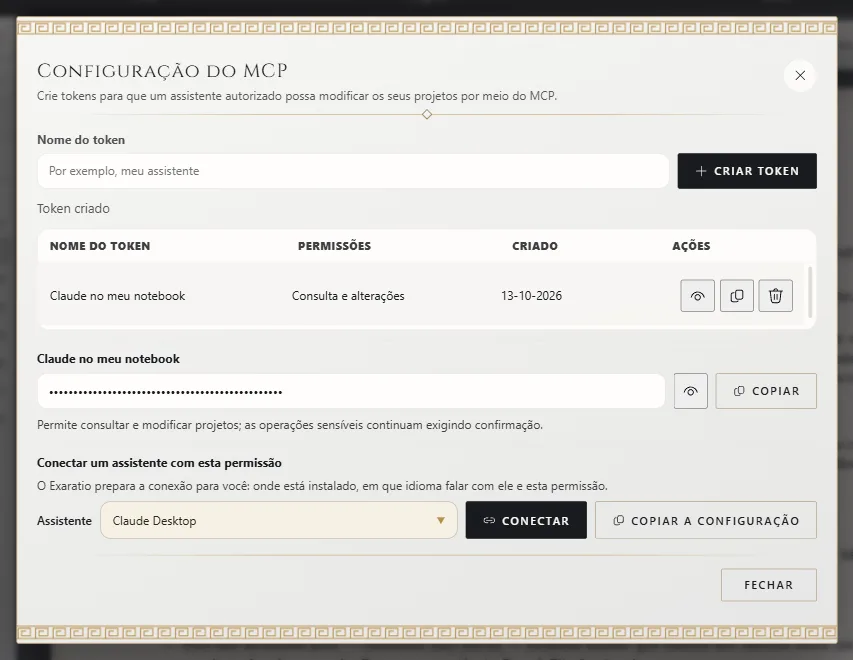Agentes de IA: o nome do token e Criar token