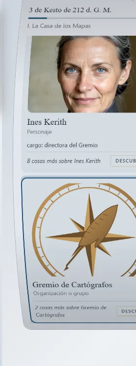 El manuscrito con el formulario de un documento nuevo