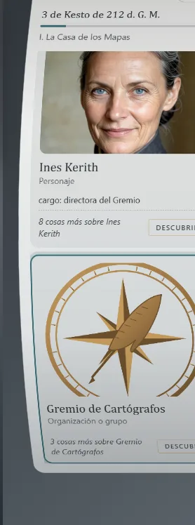 El manuscrito con el formulario de un documento nuevo