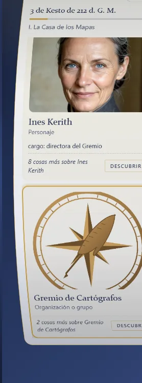 El manuscrito con el formulario de un documento nuevo