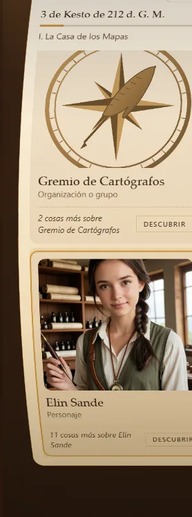 El manuscrito con el formulario de un documento nuevo