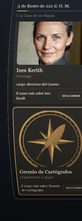 El manuscrito con el formulario de un documento nuevo