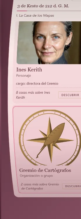 El manuscrito con el formulario de un documento nuevo
