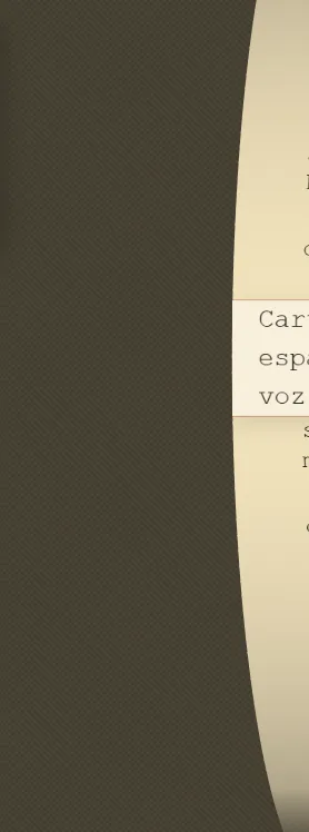 El manuscrito con el formulario de un documento nuevo