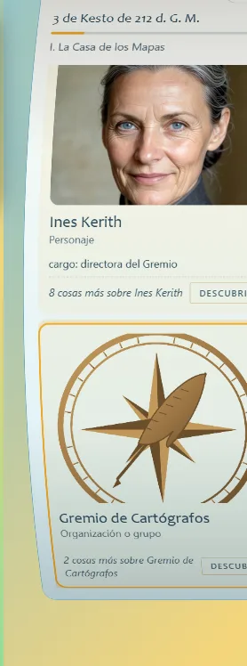 El manuscrito con el formulario de un documento nuevo