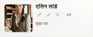 एलिन का विवरण कार्ड, उनके चित्र और छवियों के साथ
