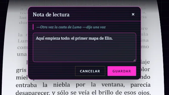 Una nota de lectura sobre la línea que lees