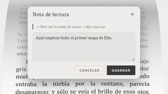 Una nota de lectura sobre la línea que lees