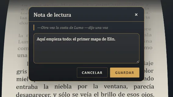Una nota de lectura sobre la línea que lees