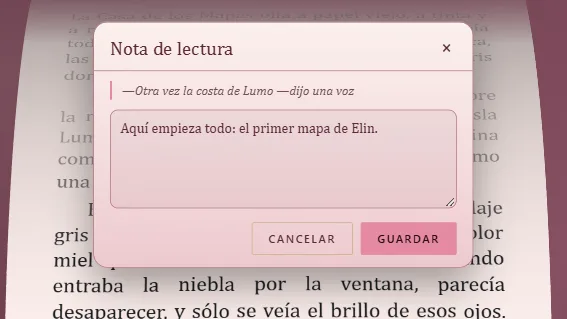 Una nota de lectura sobre la línea que lees