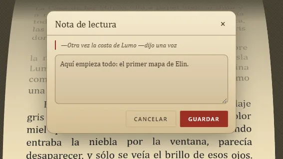 Una nota de lectura sobre la línea que lees